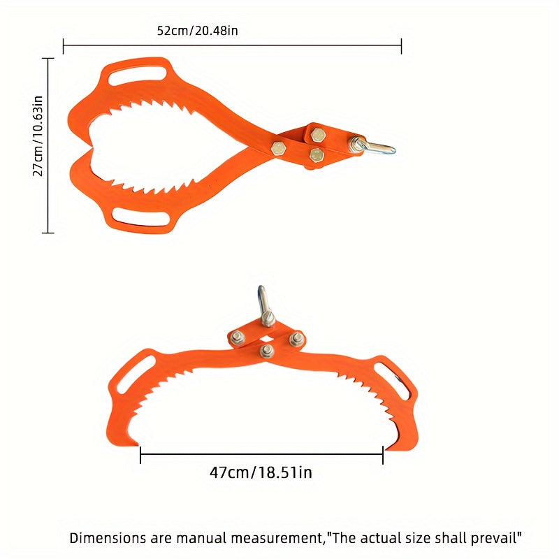 High-Performance Wood Grapple – Effortless Log Lifting and Handling, Durable Metal Construction, Ideal for Home Improvement Projects