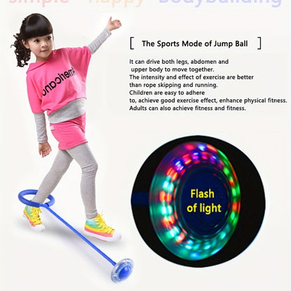 LED Flash Jumping Rope Ball – Outdoor Reaction Training Sports Toy, Ideal for Halloween and Christmas Gifts