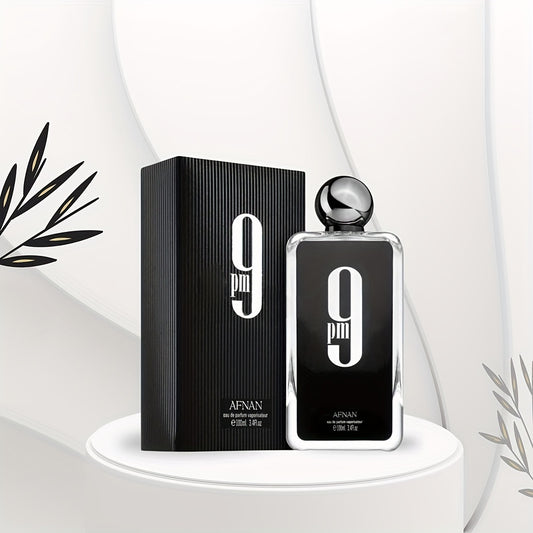 100ML 9PM EDP Men's Perfume – Invigorating Peppermint Scent, Long-Lasting Fragrance, Seductive Cologne for Everyday Wear and Gifts