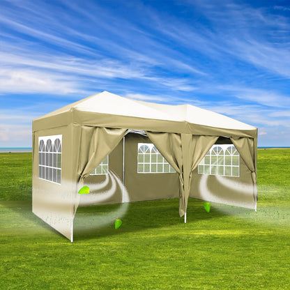 10x20 FT Pop-Up Canopy – Portable, UV Resistant, Waterproof – Ideal for Outdoor Events, Patio, and Parties