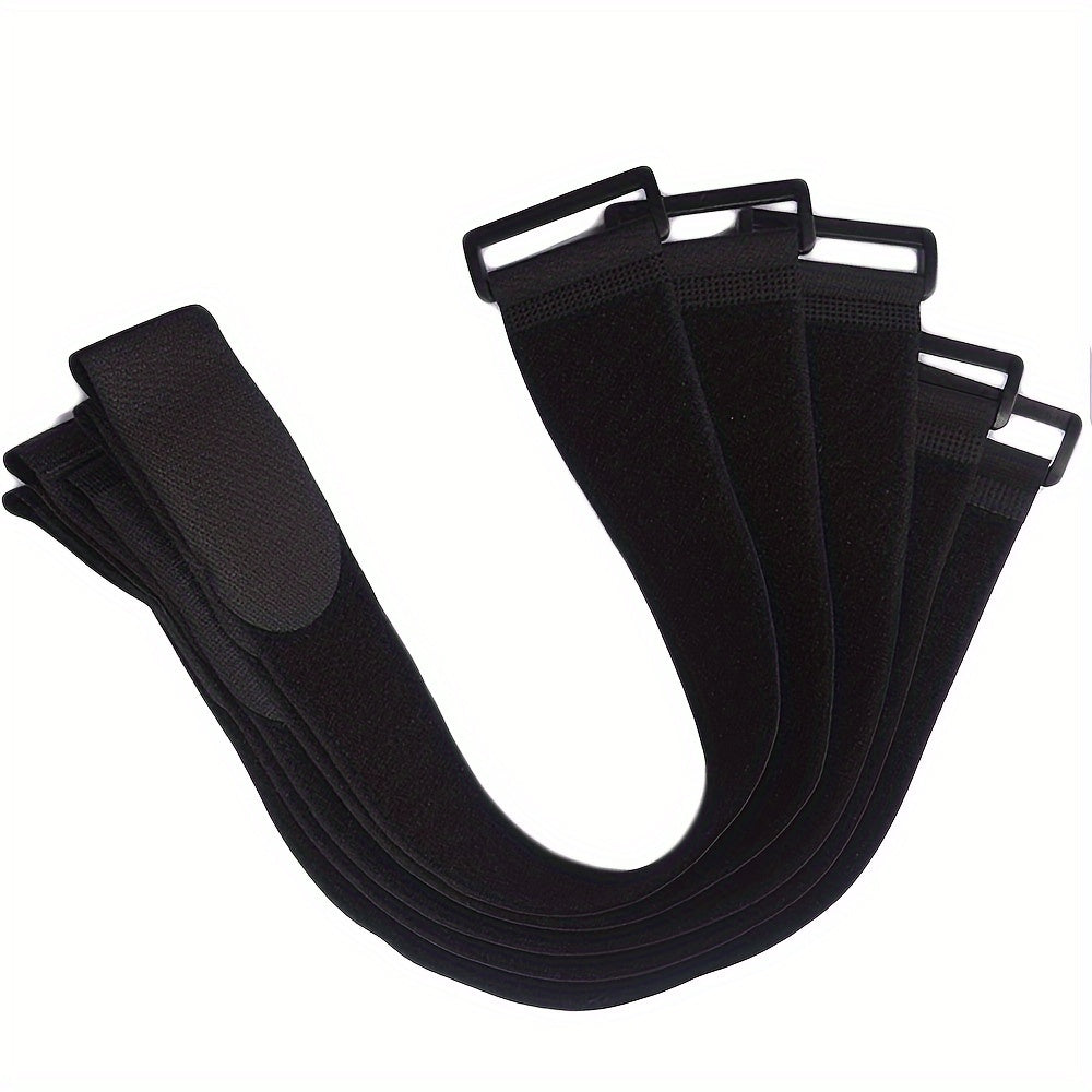 12pcs Heavy Duty Reusable Cable Ties - Durable Hook and Loop Fastening, Adjustable Straps for Multi-Purpose Organization