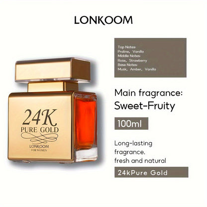 100ml Luxurious Fruity Eau De Parfum for Women - Long-Lasting Refreshing Fragrance for Dating, Daily Wear and Special Occasions - Perfect Gift for Spring and Summer