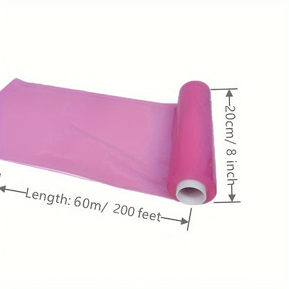 Plastic Body Wrapping Band – Workout and Sweat Enhancer, 8inch x 200ft (20.32cm x 60.96m) for Exercise, Running, and Body Slimming