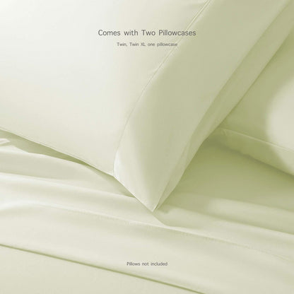 4-Piece Sheet Set – Breathable and Cooling Hotel Luxury Bed Sheets – Extra Soft, Deep Pockets, Easy Fit, Wrinkle-Free