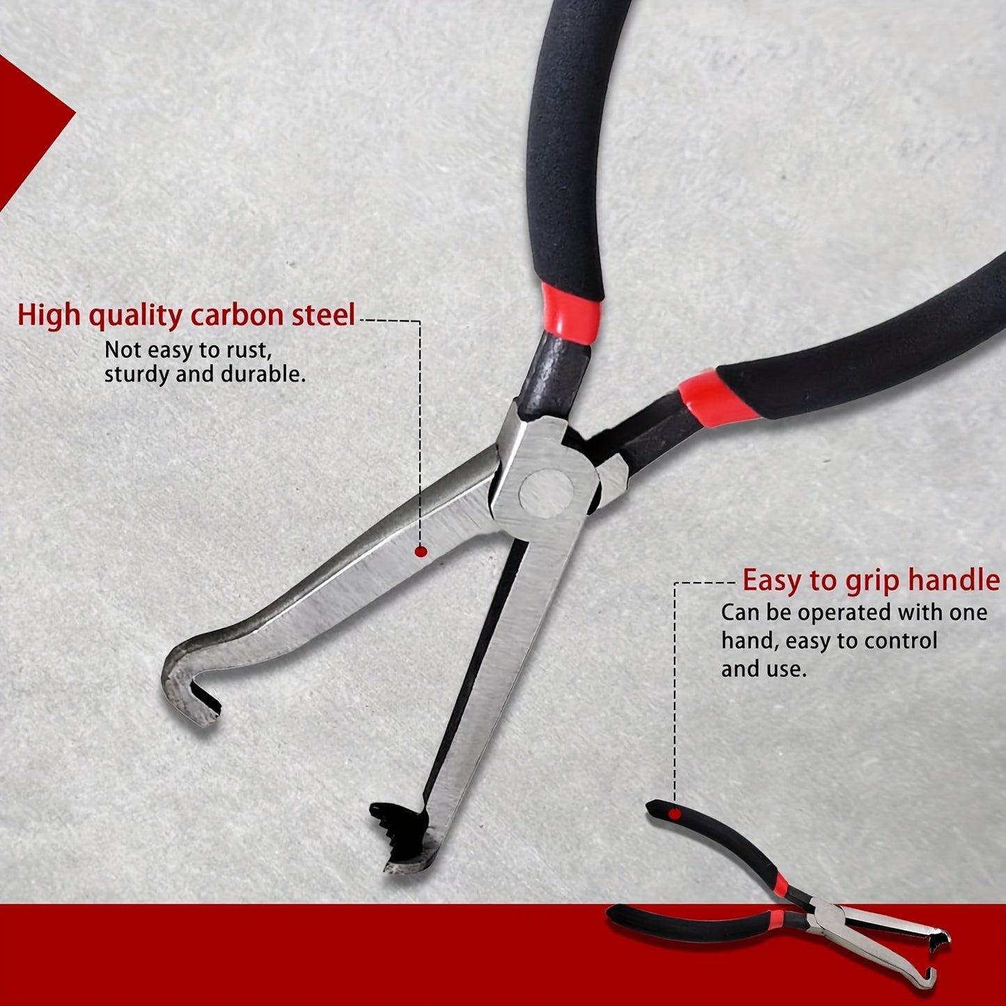 Laviemot Heavy-Duty Steel Electrical Disconnect Plier - Ideal for MAF Sensors, Fuel Injectors and Ignition Coils - No Power Needed