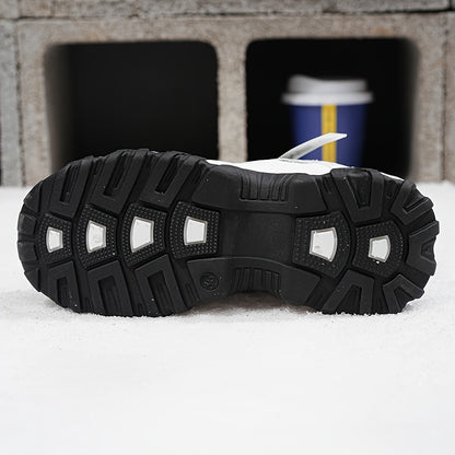 Plush Warm Thick Snow Boots - Cotton Shoes, All-Match Leisure for Home and Outdoor Sports Hiking