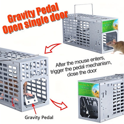 Continuous Catching Mouse Cage – Rodent Trap for All Mice and Rats, Ideal for Pest Control