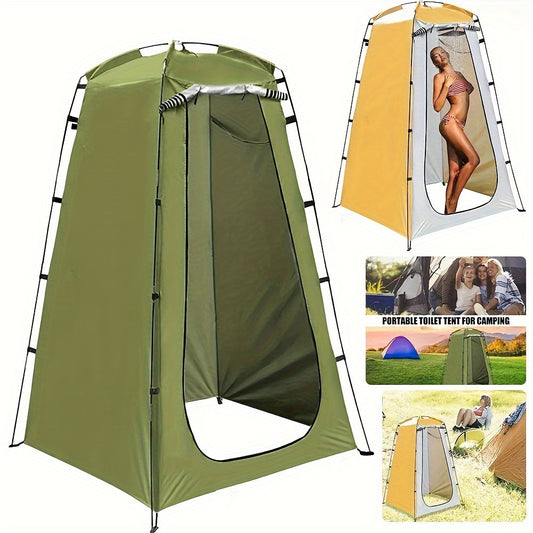 Spacious Pop-Up Privacy Shelter – Portable Outdoor Camping Tent for Shower, Toilet, and Changing Room – Waterproof, Easy Setup, Compact for Hiking and Backpacking