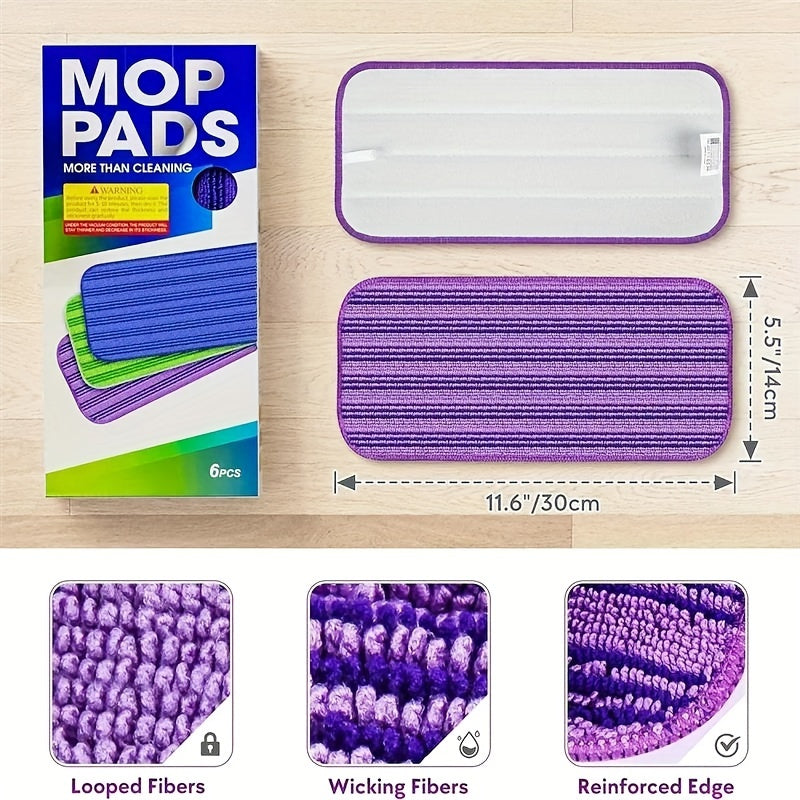 Swiffer Wet Jet Microfiber Mop Pads - Reusable, High Absorption, Pet Hair and Dirt Pickup, 2 Pack Cleaning Accessories