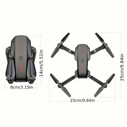 2024 Newest Foldable Drone with Dual Camera – App Control, FPV Live Video RC Quadcopter with 4K Camera, 2 Batteries for Adults, Beginners, and Kids