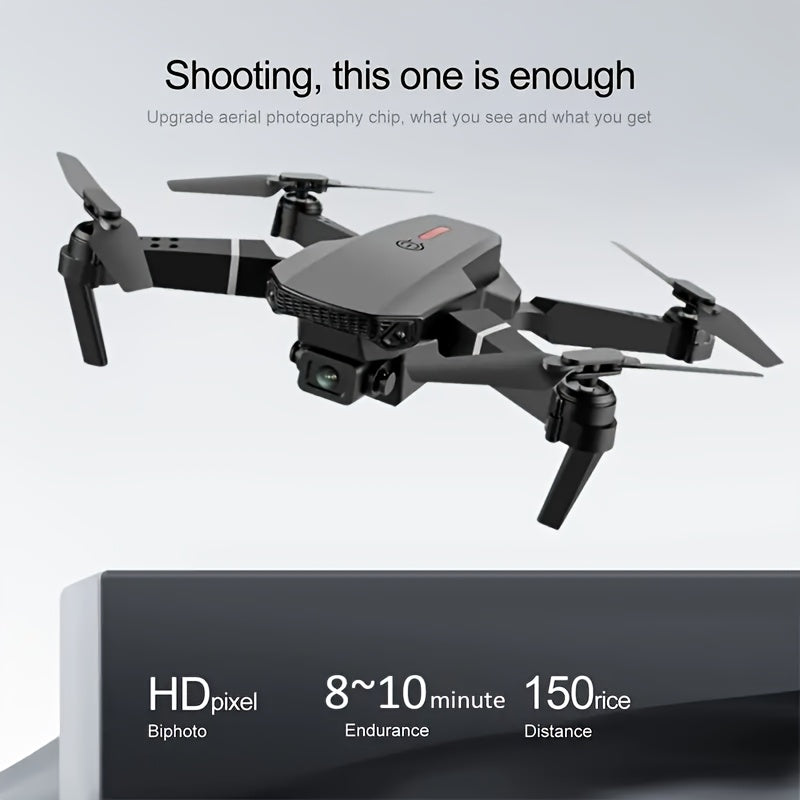 2024 Newest Foldable Drone with Dual Camera – App Control, FPV Live Video RC Quadcopter with 4K Camera, 2 Batteries for Adults, Beginners, and Kids