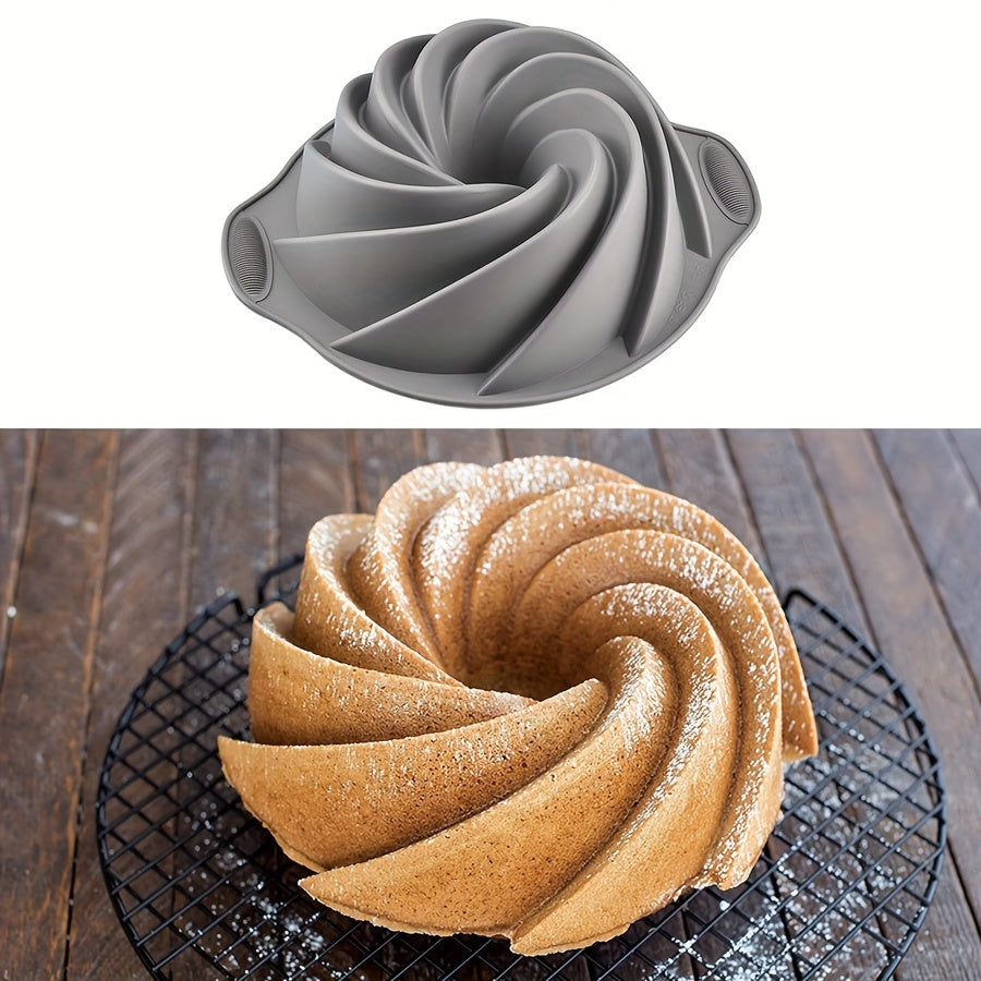 Bundt Pan 11.2''x3.1'' - Heritage Bundtlette Cake Mold for Fluted Tube Cakes, Essential Baking Tool and Kitchen Gadget