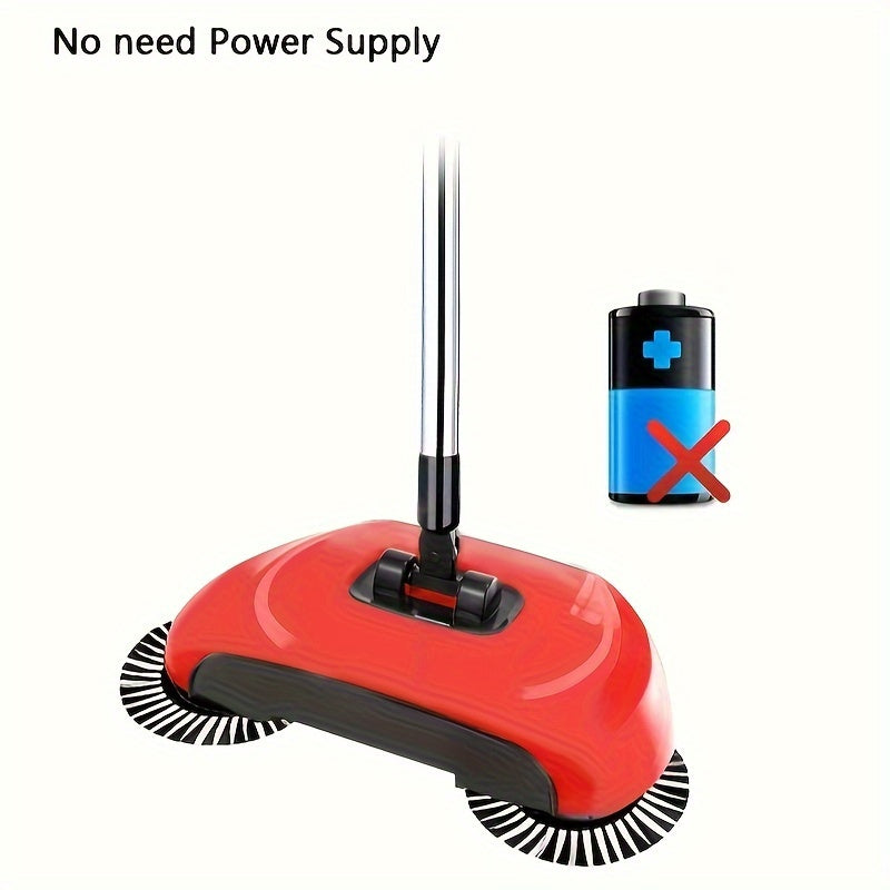 3-in-1 Multifunctional Hand Push Sweeper Set – Vacuum Cleaner, Sweeping, and Mopping Machine for Garbage, Pet Hair, and Dust – Dry and Wet Use, Compatible with Hardwood and Ceramic Tiles