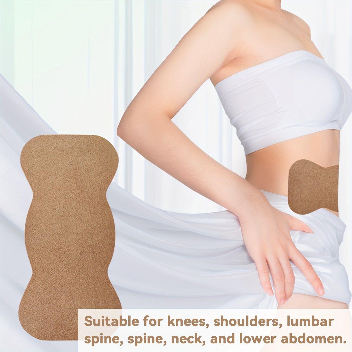 Self-Heating Patches - 20/50 Pieces, Cotton Blend, No Power Required - Ideal for Home, Kitchen, Bathroom Use