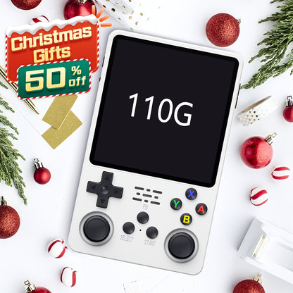 Retro 110GB Handheld Gaming Console - 3.5" HD Screen, Linux, Portable Pocket Video Game Player, TF Card Support, Rechargeable Battery, Perfect Christmas Gift