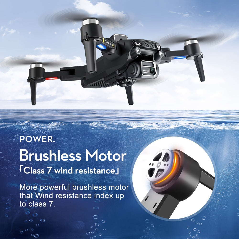 S2S Long Endurance Drone – Dual Batteries, Dual Camera, WiFi FPV, Folding Quadcopter with Height Maintenance – Remote Control or Mobile Operation – Ideal Beginner Gift, Outdoor Aerial Vehicle