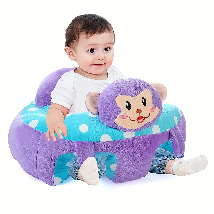 Youngsters Sofa Support Seat - Plush Elephant Baby Sitting Chair for Sitting Up, Soft Floor Support for Toddlers