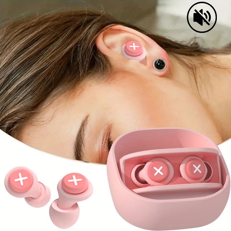 Reusable Silicone Sleep Earplugs – Super Noise-Canceling, Ideal for Students and Dorms – Snore Blocker