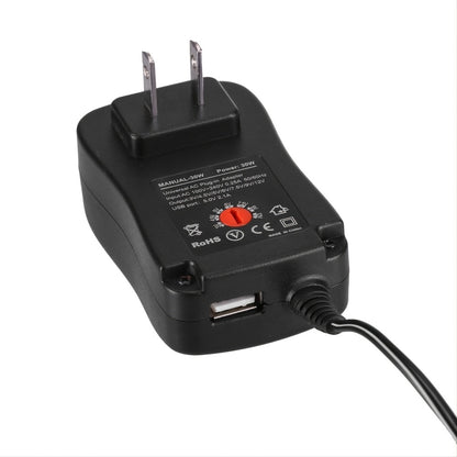 30W Universal Multi-Voltage Fast Charger - 6 Adapters for 3V-12V Appliances, Convenient Charging Solution