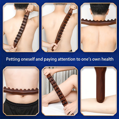 Carbonization Massage Stick – Universal Scraping and Stomach Rubbing Abdomen Meridian Stick for Professional Use