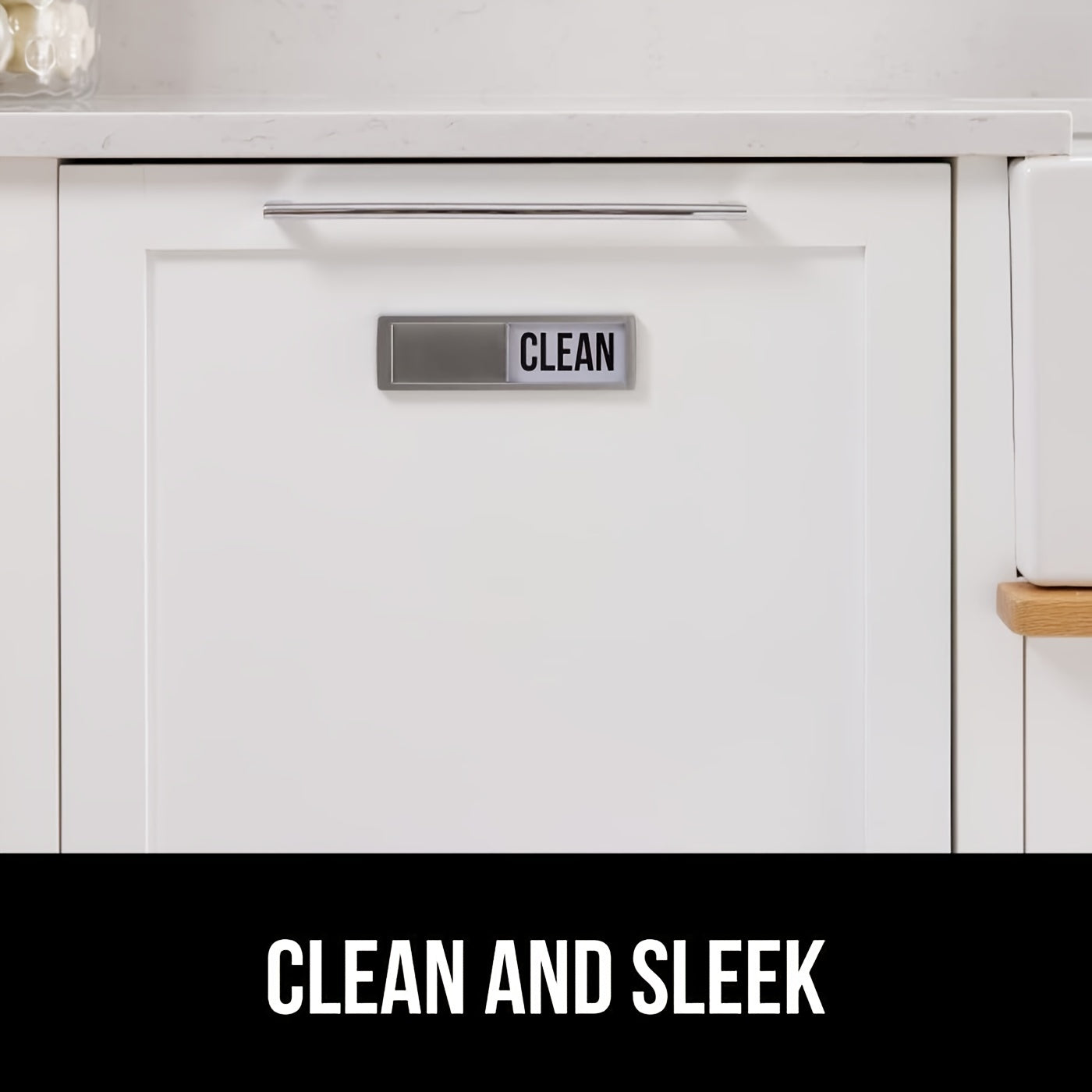 Durable Dishwasher Magnet Sign - High Visibility, Scratch-Proof, Strong Adhesion - Streamline Kitchen Organization & Hassle-Free Cleaning - Perfect for Busy Kitchens!