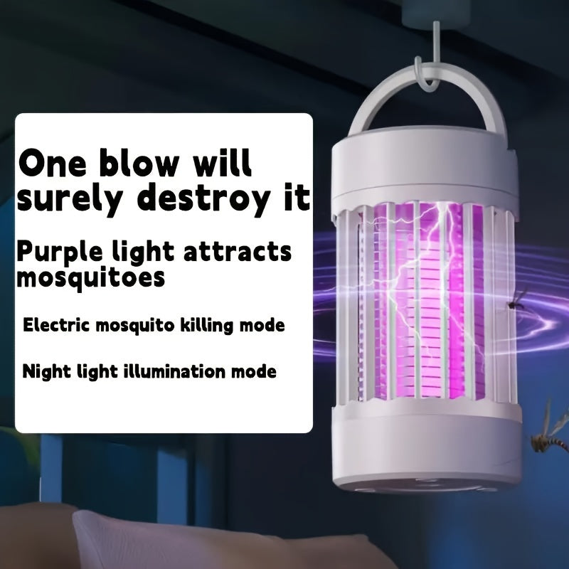 Electric Mosquito Repellent Lamp - Silent, Non-Radiative, Effective Pest Control for Home and Dorms - Safe, Chemical-Free, Family and Pet Friendly