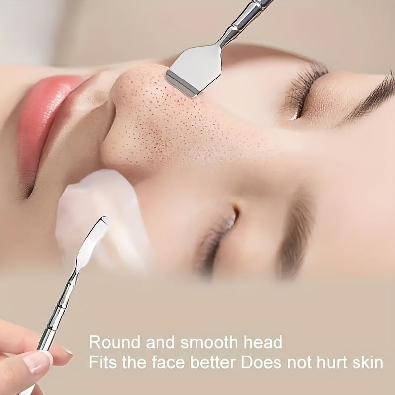 Double-Ended Blackhead Remover - Facial Pore Cleanser, Exfoliator, and Massage Tool for Smooth Skin