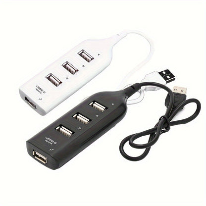 Micro USB Hub 2.0 - 4-Port High-Speed USB Splitter for PC and Computer Accessories